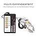 REDQIN Electro Plastic Chastity Device Male for Men(Transparent)