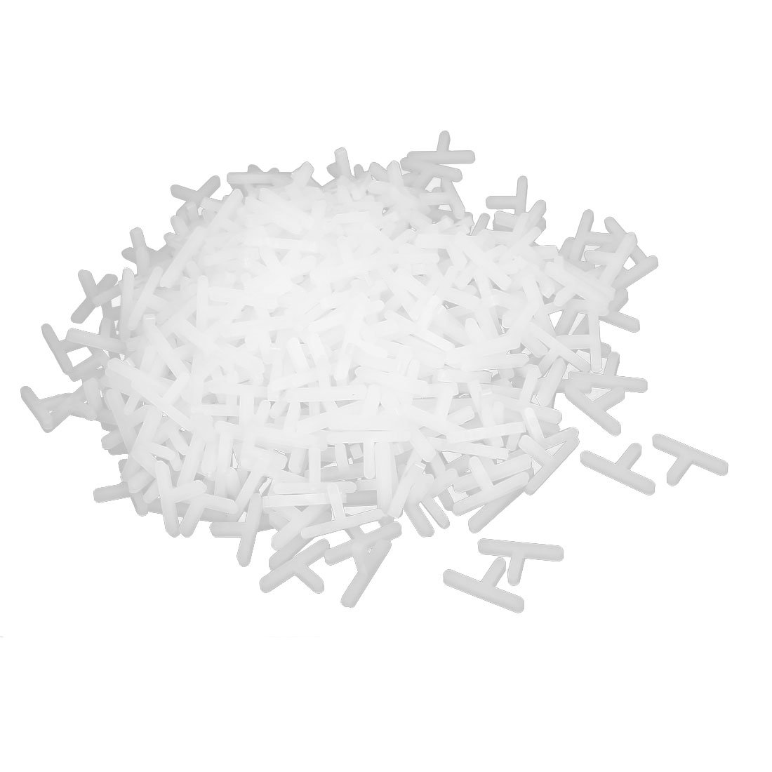 Sourcingmap Wall Floor Tile Plastic T Type Spacer Tiling Tool 3mm White 500pcs