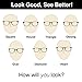 GAMMA RAY OPTICS Blue Light Blocking Glasses Anti Glare 1.75 Power