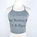 Tonsee Women's Boho Tank Tops Halter Bustier Bra Vest Crop Top (S)