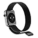 Apple Watch Band, JETech 38mm Milanese Loop Stainless Steel Bracelet Strap Band for Apple Watch 38mm All Models No Buckle Needed (Black)