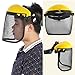 Logging Helmet Full Face Safety Adjustable Mesh Visor for Chainsaw Gardening Logging Brushcutter Forestry,Lawn Mower Accessories