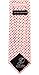 Scott Allan Collection Orange and White Ties for Men - Jacquard Woven checkered Necktie - Orange Wedding Ties for Groom