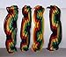 Rasta Friendship Bracelets Wholesale Lot 10 Mix Rastafari From Peru