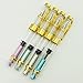 Lanxivi 4 PCS Yongsheng 3008 Piston Fountain Pen Fine Nib Transparent Diversity Color Gold Trim Set