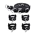 primerry BDSM S&M Sm (Cuff Bondage Straps Black Under Bed Restraint Fetish The Wrist and Ankle) Womens Set