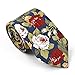 Concerto Balance&Value Floral Necktie for Men,Handmade Flower Cotton Printed Necktie,Men's Casual Neck Tie,Delicate Gift Box