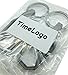 Car Key Chain TimeLogo Clip Stitch Cool Ring Hook Key Ring Business Gift for Men