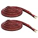 Micca Pure Copper Speaker Wire with Gold Plated Banana Plugs, 14AWG, 6 Feet (2 Meter), Pair