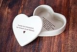 Mother of the Bride Gift, Mother of the Bride Gift From Groom - Thank You for Raising the Woman of My Dreams - Keepsake Heart Box - With Gift Box