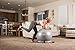 Superior Fitness 600 lb Exercise/Yoga/Stability Ball With Heavy Duty Gym Quality Resistance Bands & Pump - Improves Balance, Core Strength, Back Pain & Posture - For Men & Women