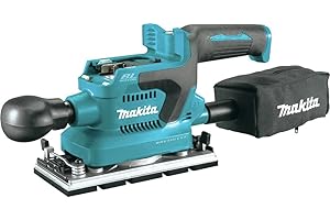 Makita XOB03Z 18V LXT® Lithium-Ion Brushless Cordless 1/3 Sheet Finishing Sander, AWS® Capable, Tool Only