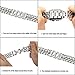 HOMEKE Metal Band for Apple Watch Band 38mm, Stainless Steel iWatch Band with Flexible Chains Style Bracelet Strap - Silver