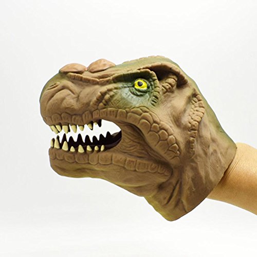 TOYMYTOY Dinosaur Hand Puppet Soft Tyrannosaurus Role Play Toy for Kids