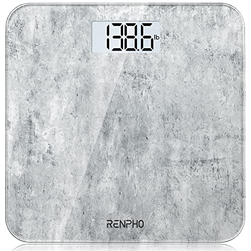 RENPHO Mechanical Bathroom Scales, Highly Accurate Body Weight Scale with Lighted LED Display
