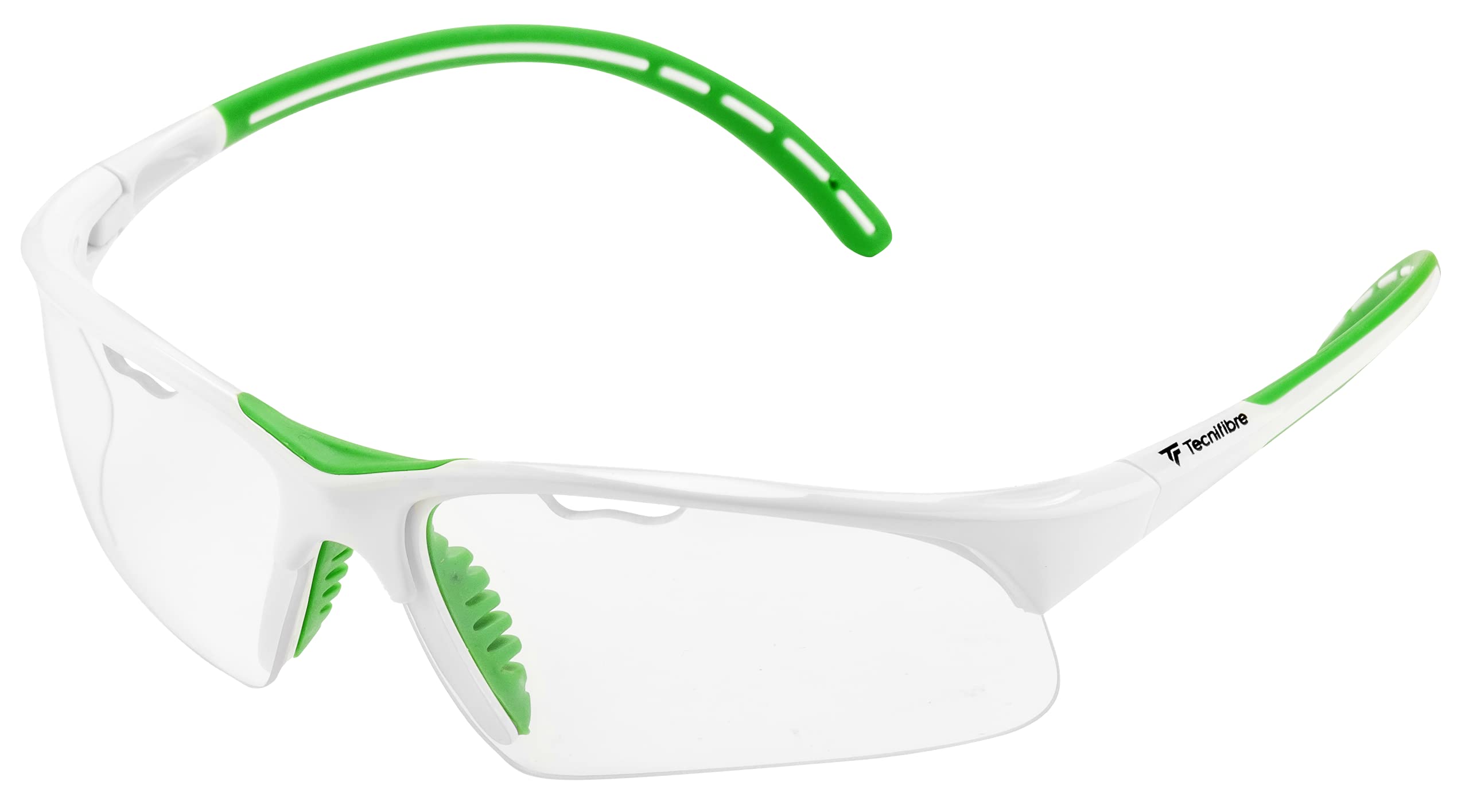 Tecnifibre Squash Goggles Protective Eyewear - White/Green