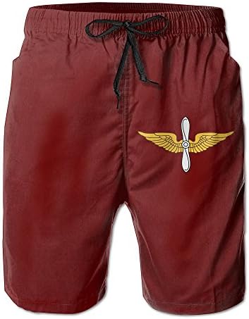 Mens US Army Aviation with Aircrew Wing Boardshorts Swimtrunks Fashion Beach Shorts Casual Shorts Beach Shorts
