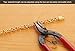 Qinggetme Men 18K Gold-Plated Cool Domineering Double Dragon Clasp Bracelet