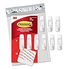 Command Medium Utility Hooks, 9-Hooks, 12-Strips (GP001-9NA) - Easy to Open Packaging