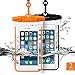 Universal Waterproof Case, FITFORT Waterproof Phone Pouch Dry Bag for iPhone X 8 7 6S Plus Galaxy S8 S7 Edge Note 5 4 HTC LG Sony Up to 5.5 Inches (Black+Orange) - 2 Pack