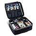 Travel Makeup Case,Chomeiu- Professional Cosmetic Makeup Bag Organizer Makeup Boxes With Compartments Neceser De Maquillaje(Black-M) primary