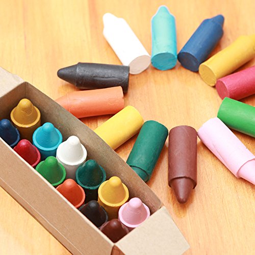 Honeysticks 100% Pure Beeswax Crayons Natural, Safe for Toddlers, Kids and Children, Handmade in New Zealand, For 1 Year Plus (Twin Pack, 12 per Pack)
