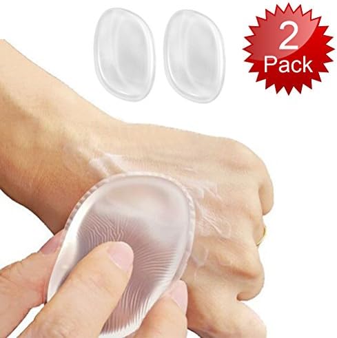 2 Pack Silicone Makeup Sponge - IUNIQEE Washable Sponge for Beauty Concealer Gel Foundation Air Cushion BB CC Cream Make Up Blender for Cosmetic Application Save makeup for you