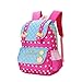Hearwind Casual Lightweight Wave Point Nylon Lattice Children School Bags Kids Backpakcs