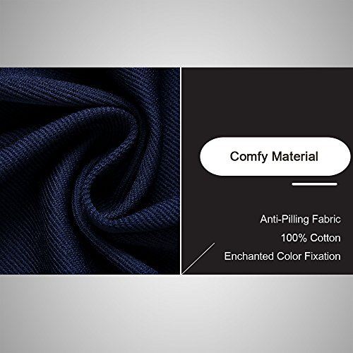 LTIFONE Mens Lightweight Varsity Jacket Button Down Baseball College Letterman Jacket(Blue,XL)