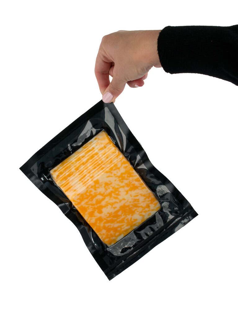 VacMaster Chamber Machine Pouches, Heavy Duty Pre-Cut Chamber Vacuum Sealer bags, 3 MIL Black and Clear, BPA Free, 250 Chamber Vacuum Sealer Bags Per Case (8