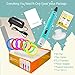 3D Printing Pen, BESTHING Low Temperature 3D Printing Pen with LED Display for Kids and Adults, Doodler Model Making and Art Crafts Tool, Compatible with PLA and ABS Filament Refills