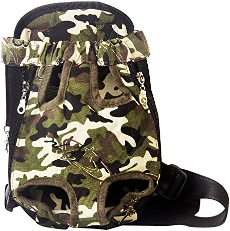 Yingjie Dog Carrier Adjustable Legs Out Front Pet Carrier Backpack Puppy Cat small Bag with Shoulder Strap and Sling for Traveling Hiking Camping Outdoor