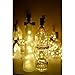 8 Pack 20 LED Wine Bottle Cork Lights, Fairy Mini String Lights Copper Wire, Battery Operated Starry Lights for DIY, Christmas, Halloween, Wedding, Party, Indoor&Outdoor (8 Pack, Warm White)