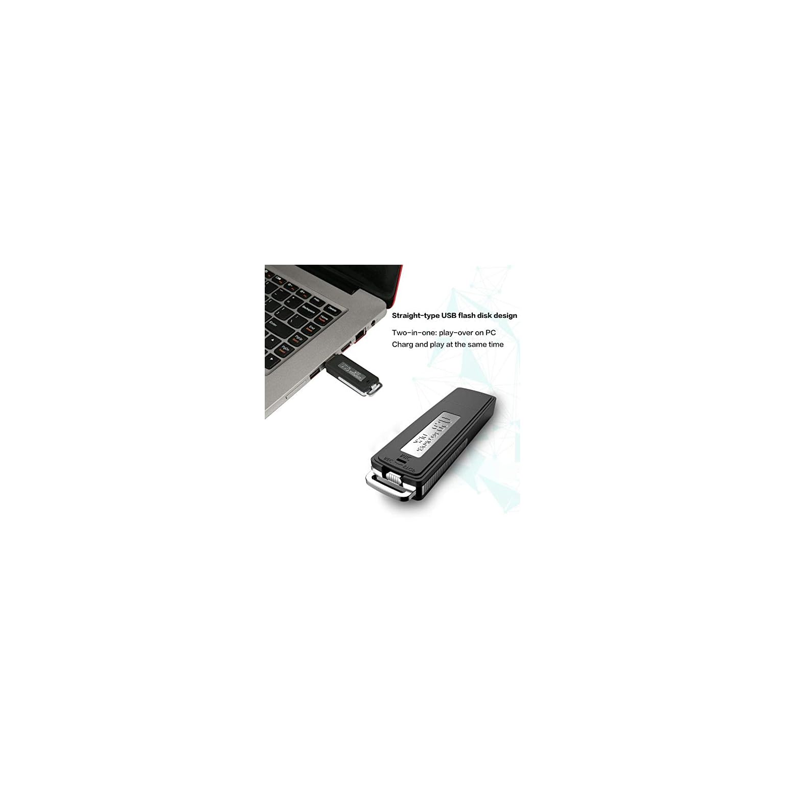 Mini Voice Recorder,Lgsixe 16GB Small USB Recording Compatible with