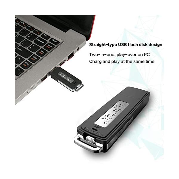 Mini Voice Recorder,Lgsixe 16GB Small USB Recording Compatible with