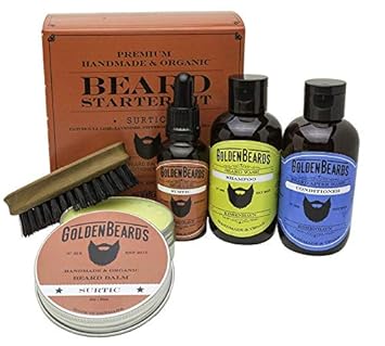 organic beard grooming kit