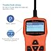 isYoung Vehicle Scan Tool OBD/EOBD CAN Diagnostic Tool 10 Modes OBDII Test + Quick Battery Health Check Engine Scanner for Audi/VW/Skoda/Benz/BMW/Porsche/GM & Other Car/SUV/Light Duty Vehicle(Orange)