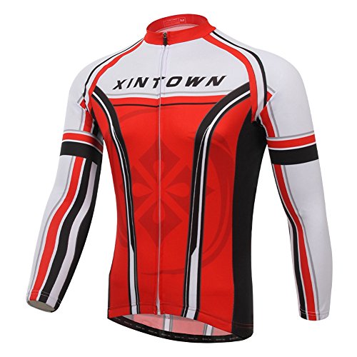 Xinzechen Polyester Bicycle Jersey Long Sleeve Star