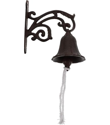 Cloche En Laiton Décorative Style Marin Et Rustique - Vintage, Fabrication 1968