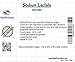 Sodium Lactate - For broad spectrum preservatives - used in cosmetic to increase stability in bacterial growth. Used as pH regulator- Helps reduce the moisture loss - 4 oz primary