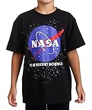 Nasa It Is Rocket Science Logo Youth T-Shirt (Medium)