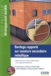Bardage rapporté sur ossature secondaire métallique