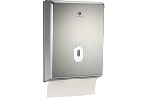 DECDEAL Bathroom Tissue Paper Towel Dispenser Box Cover Napkins Container, Multifold Towel Holder