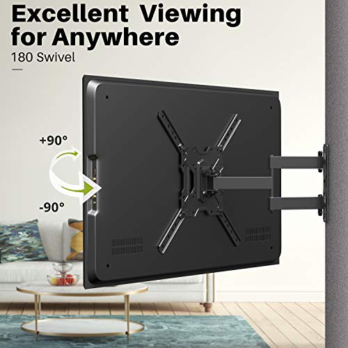 USX MOUNT Full Motion TV Wall Mount Swivel and Tilt for Most 2655 Inch