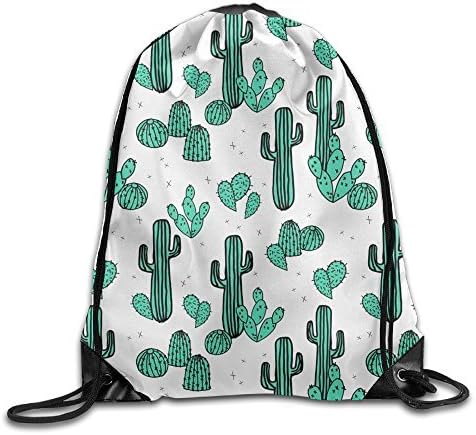 Cactus Desert Water Life Camel Drawstring Storage Bag Drawstring Backpack For Men & Women School Travel Backpack