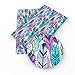 8x13 Inch Dog Footprint Fish Scales Vinyl Synthetic Leather Fabric Sheets - Synthetic Leather Fabric for Wallpaper Coverings- Faux Leather Fabric Yard- Synthetic Leather Fabric for Bows DIY (Style 7)