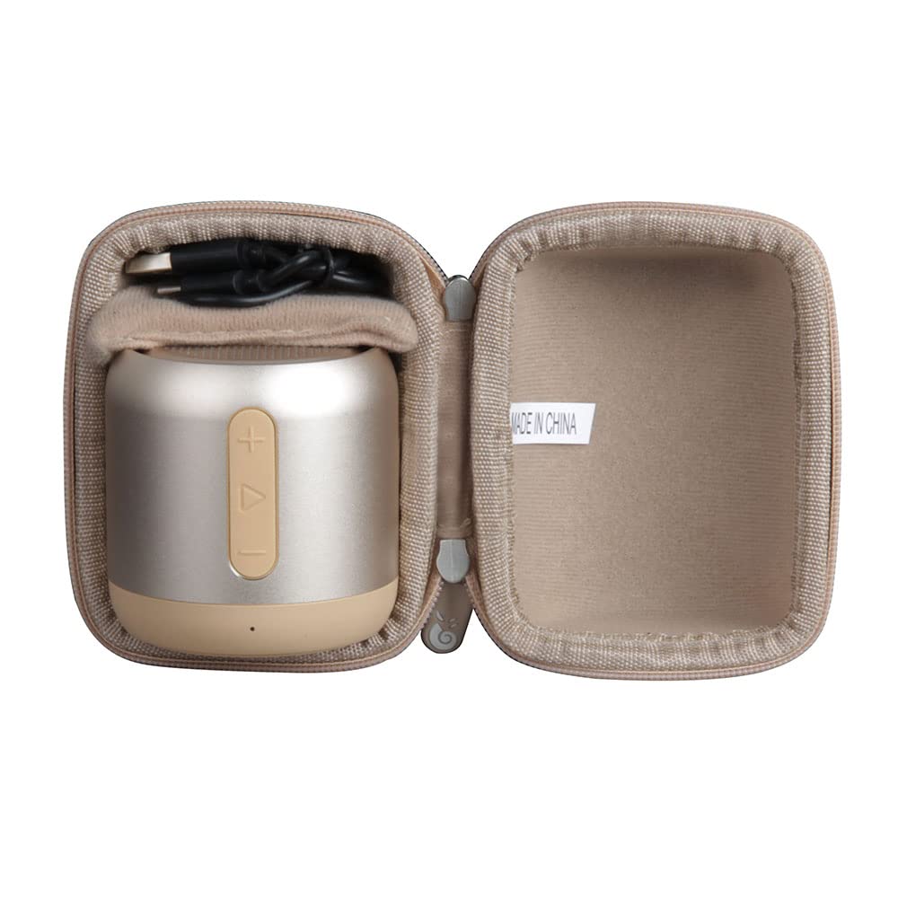 Hard EVA Travel Case for Anker SoundCore mini Super Portable Speaker by Hermitshell (Gold）