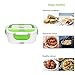 Vmotor Electric Lunch Box Food Heater Portable Lunch Heater with Removable 304 Stainless Steel Container Food Grade Material(110V Green)