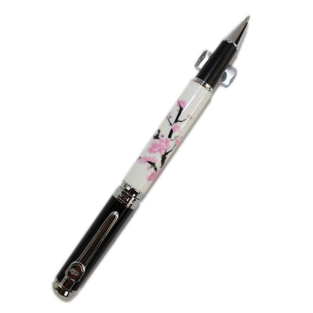 Gullor Elegant Jinhao 8802 Plum Flower Rollerball Pen