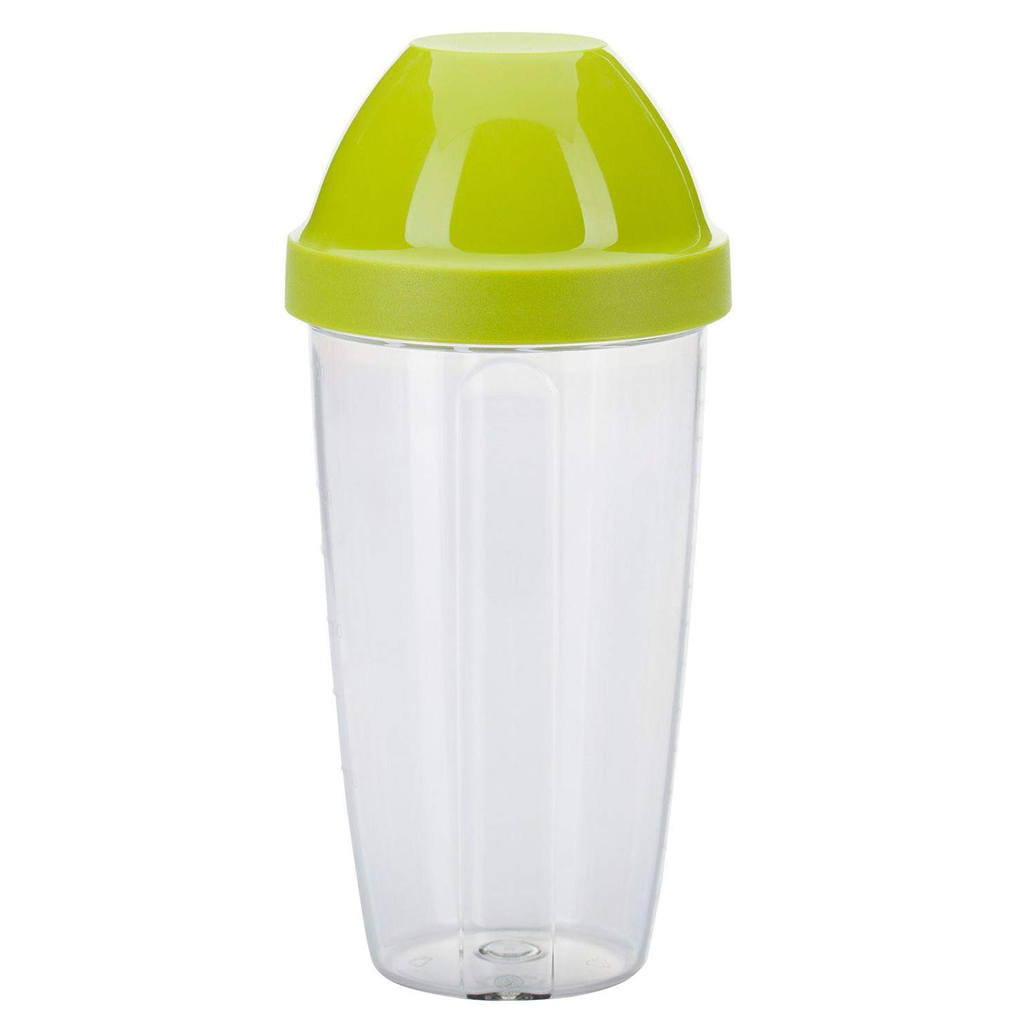 Westmark Mixing And Shaker Cup With Removable Mixing Disc, Volume: 0.5 L, Height: 18.7 cm, Plastic, Bpa-Free, Maxi, Colour: Clear/Green, 3090227A